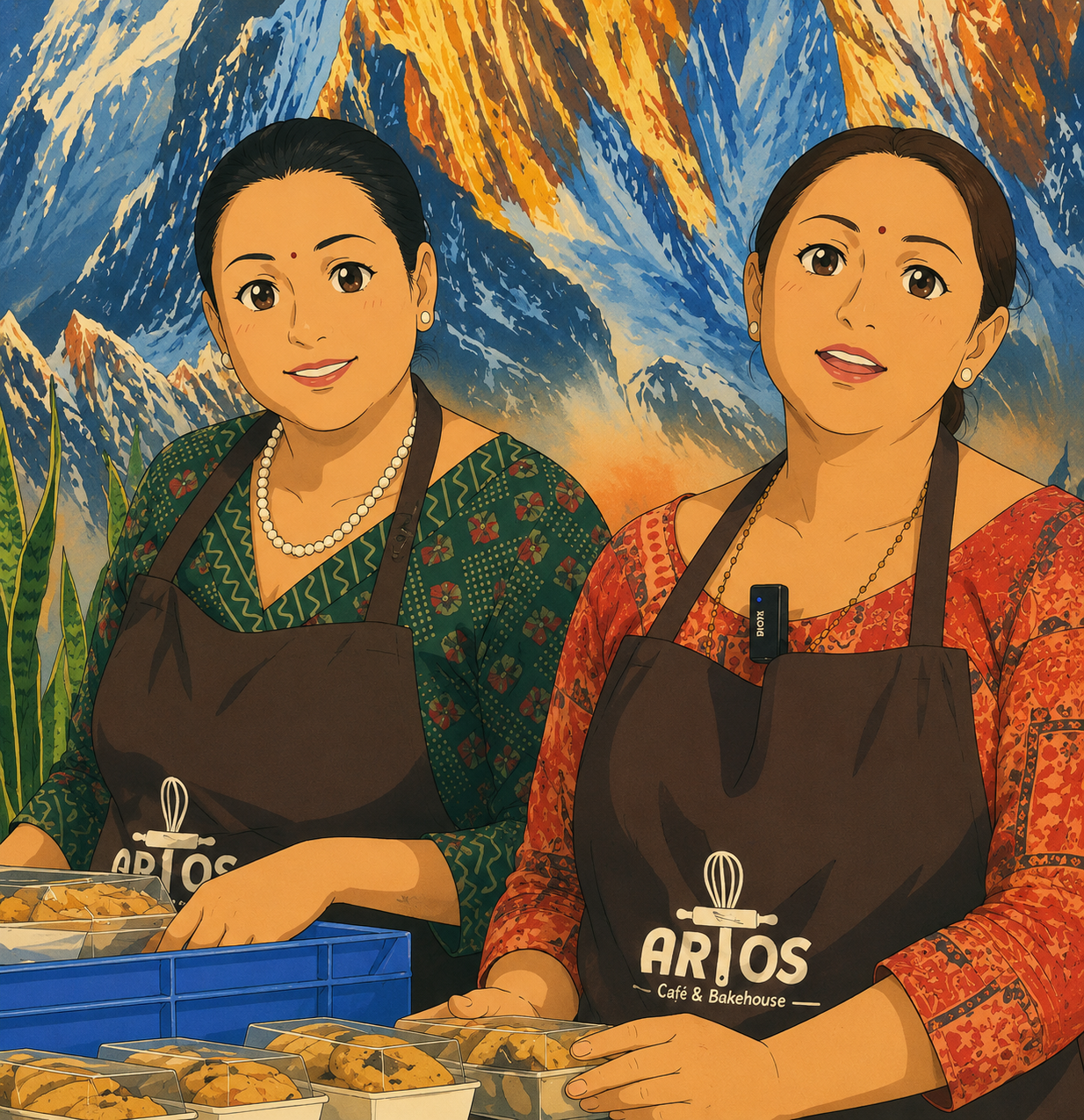 The founders of Artos Cafe & Bakehouse