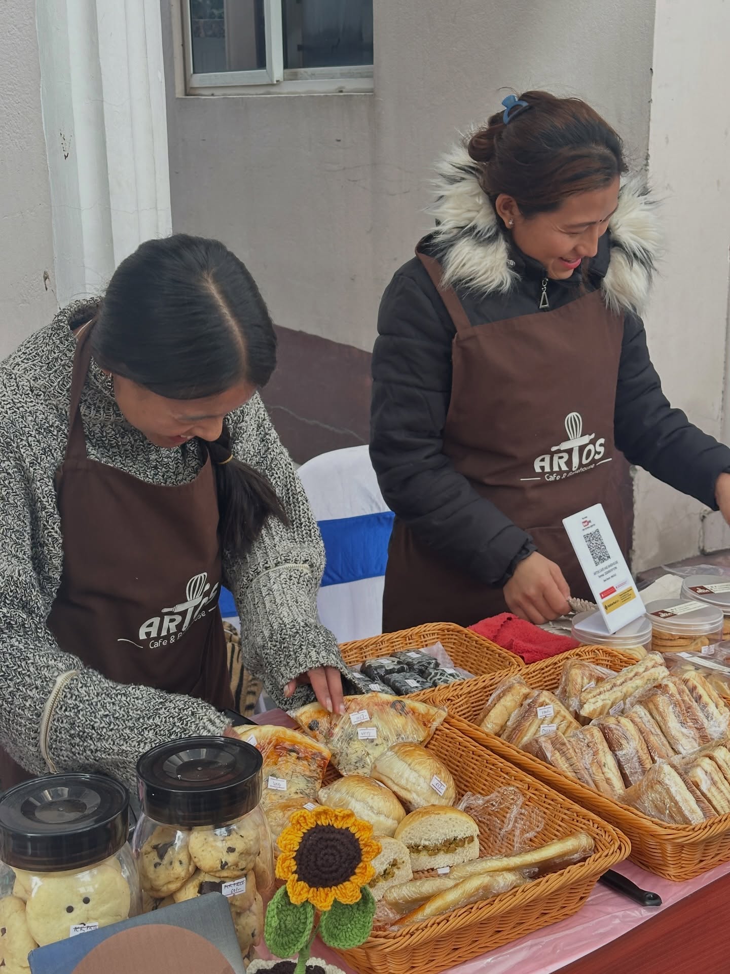 Artos Team at the Stall